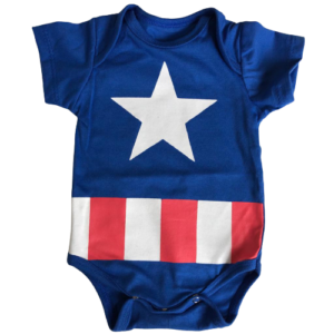 body capitão america para bebe frente (1)