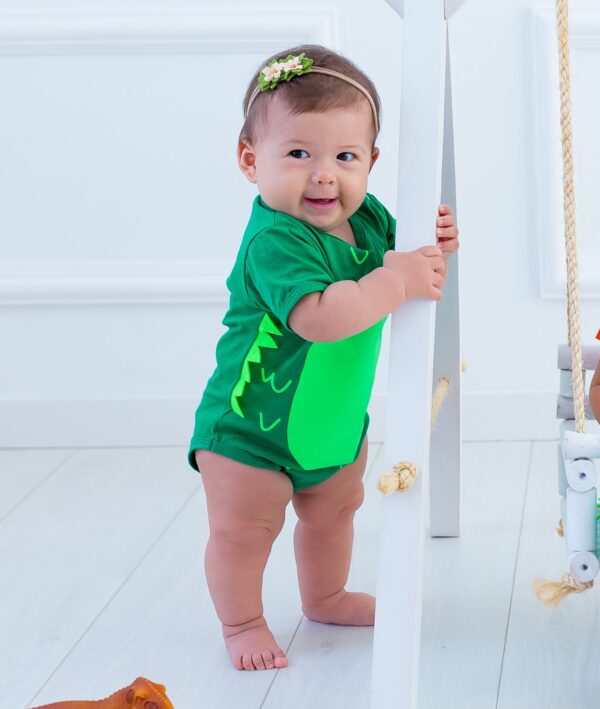 body fantasia para bebe de dinossauro