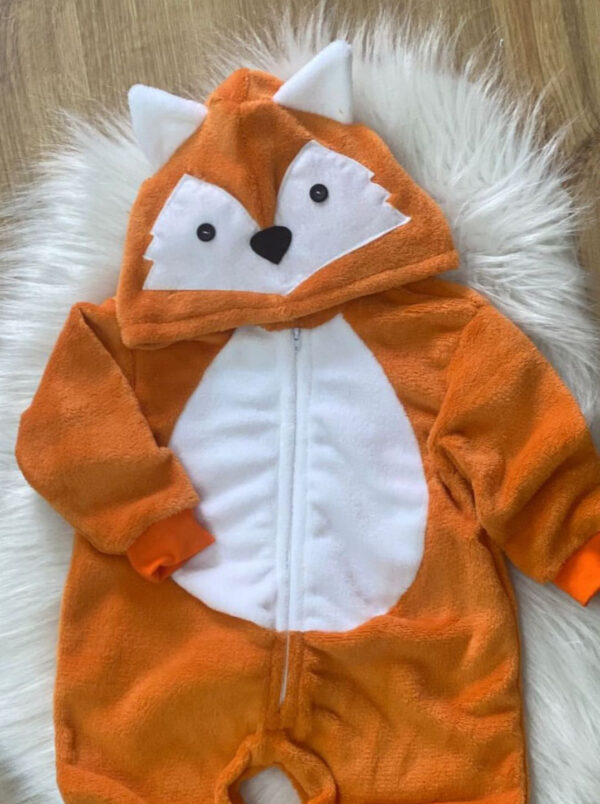 raposa macacão peluciado fleece
