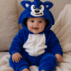 macacão peluciado sonic kigurumi pijama inverno fantasia