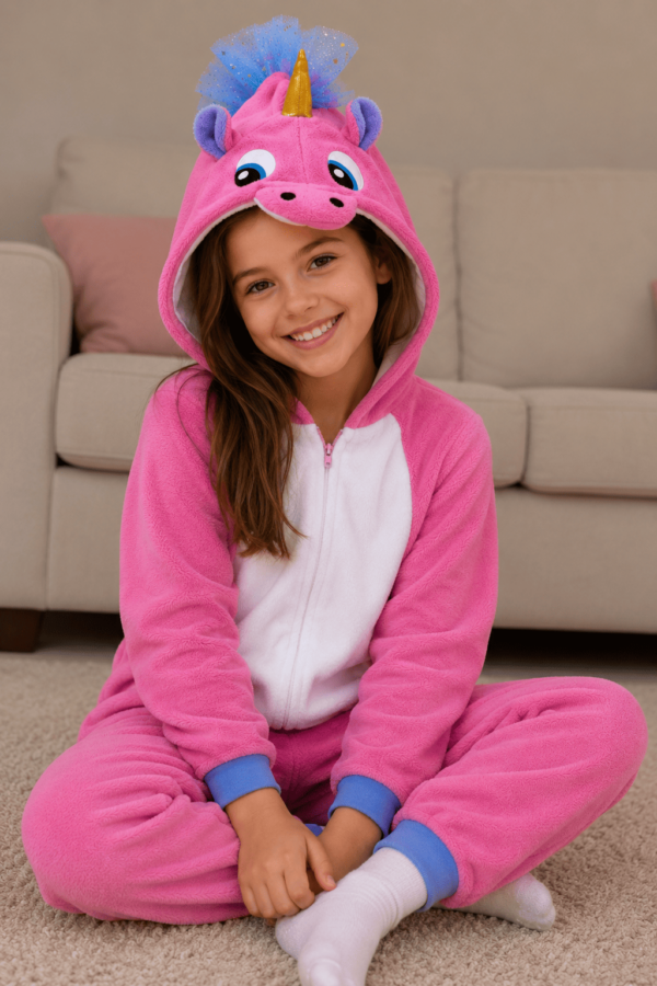 macacão peluciado de unicornio pijama kigurumu (2)