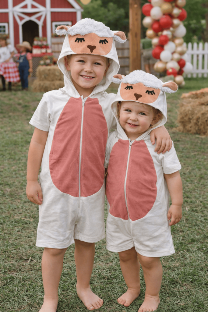 fantasia de ovelha modelo unissex infantil