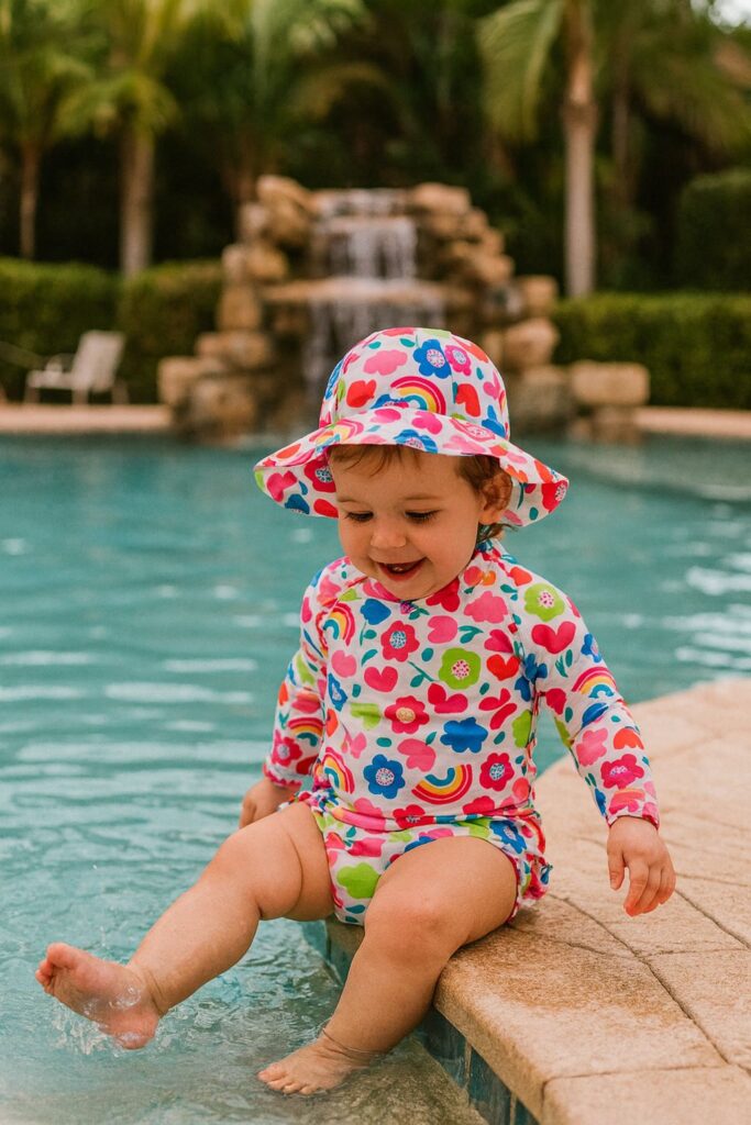 conjunto moda praia estampa flores neom com protecao solar (2)