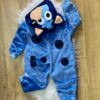Bluey pijama de macacão peluciado