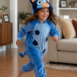 macacão peluciado bluey pijama