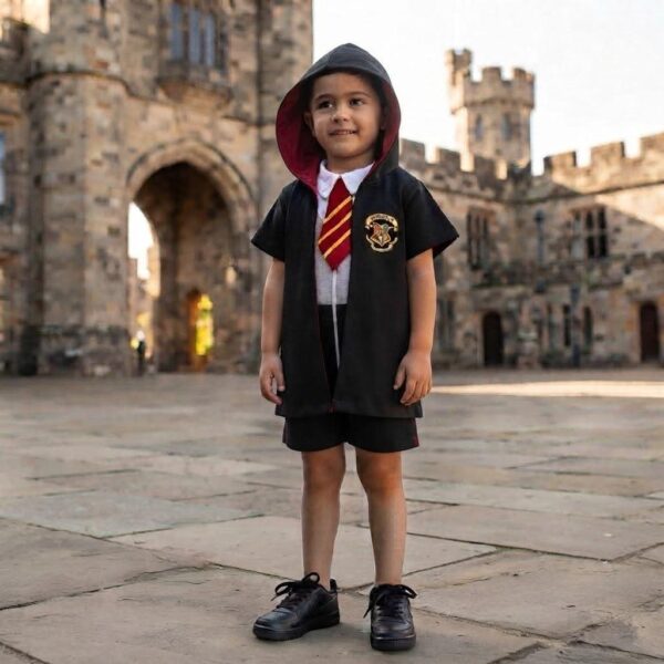 fantasia harry potter infantil com capa e capuz (2)