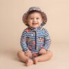 macacão de moda praia para bebe e crianças com estampa do mickey