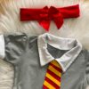 vestido inspirado na hermione de harry potter - detalhes