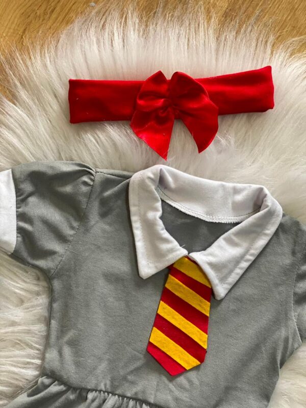 vestido inspirado na hermione de harry potter - detalhes